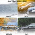 thumbnail image 5 of RV Cubierta para parabrisas de automóvil para hielo y nieve - Cubierta de parabrisas de tela Oxford 600D mejorada para todo tipo de clima - Cubierta impermeable para parabrisas de automóvil - XL (74", 5 of 5