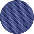 thumbnail image 1 of Ahgly Tapis Rond Lavable en Machine Intérieur Transitionnel Bleu Nuit, 7 Pieds Rond, 1 of 7