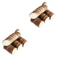 thumbnail image 3 of Rebanada circular Bewildely 50 Piezas Color madera 2piezas, 3 of 6