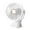 White, variant on Fans That Blow Cold Air VibHome Handheld Fans 2025 Desktop Clip-on Handheld Small Fans Student Outdoor Night Light Supplementary Light Clip Fans Usb Charging Model