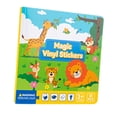 thumbnail image 2 of Libro de pegatinas para niños Libro educativo temprano, regalos para niños, herramienta de aprendizaje interactivo, libros de juguetes tranquilos para Escena animal, 2 of 8