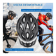 thumbnail image 4 of Casco Ciclismo De Bicicleta Con Guantes, gafas, máscara, manga Talla G Malubero Rosa, 4 of 4