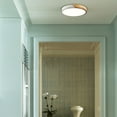 thumbnail image 2 of Modern White Flush Mount LED Ceiling Light Fixture, 2 of 7