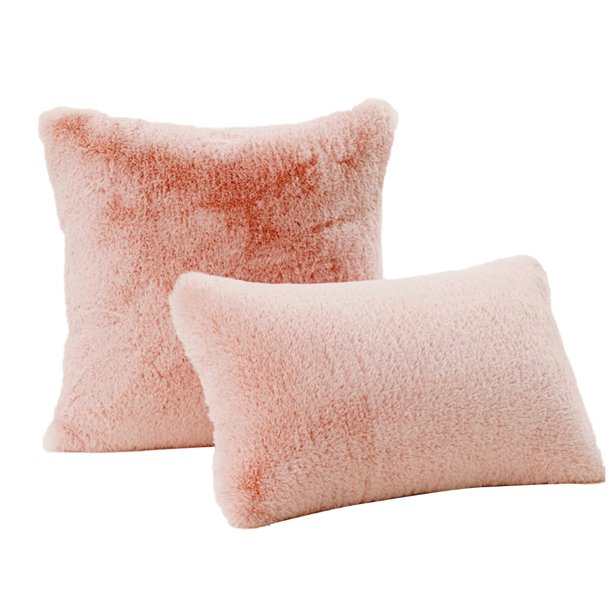 Bearachild Fundas decorativas para cojines, funda de almohada de poliéster, funda de cojín suave, sofá, coche, funda con cremallera de Color sólido, Decoración del hogar Rosado Bearachild HA071725-04