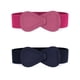 thumbnail image 1 of Cinturones De Vestir Elásticos Para Mujer Cinturón De Cintura Strethy Con Hebilla De Enclavamiento Para Vestido Azul marino y rojo rosa. 68.6cm/27, 1 of 7