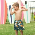 thumbnail image 4 of FORMRS Boys Swim Trunks Quick Dry Mesh Liner Boardshorts Sizes XS-XL, Orange Fruit, 4 of 7