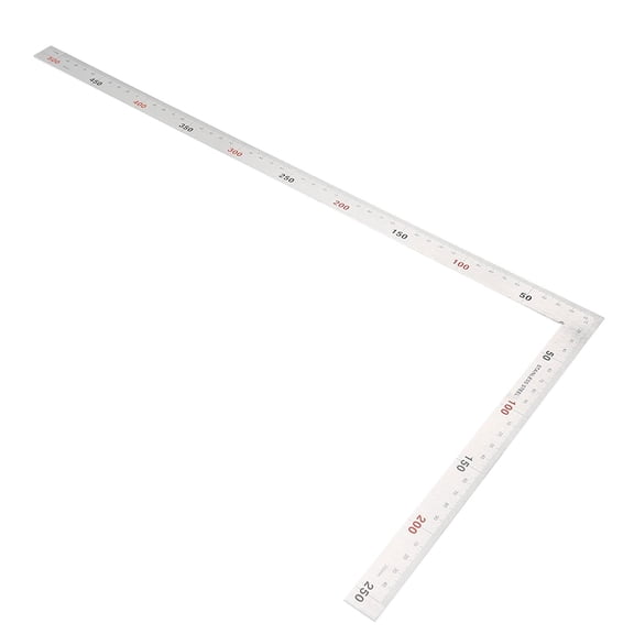 L Shape Right Angles Ruler 1.2 mm Thickness Layout Template Tool Framing Square Ruler Stainless Measure Ruler