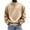 Khaki, variant on Nokdvo Crewneck Sweatshirts for Men Long Sleeve Solid Color Sweater Crewneck New X Decoration Pullover Sweatshirt Warm Basic Fashion Causal Lightweight Pullover Tops,Turquoise L