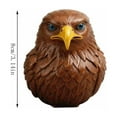 thumbnail image 2 of Hometravel Eagle Ornament Decor, Resin Eagle Sculpture with Detailed Feathers, Majestic Bird Figurine for Office, Bookshelf, Mantle, Home and Office Decoration, 2 of 2