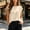 Beige, variant on Women Summer T-Shirts Short Sleeve Solid Color Loose Fit Blouses Casual Basic Tops with Pocket