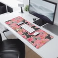 thumbnail image 2 of Long Mouse Pads for Desk,Shiba Inu Dog and Flower Floral Desk Mats on Top Of Desks, Desk Mouse Pad Extra Large with 3mm Non-Slip Base and Stitched Edge for Gaming,Office,Work,Home 31.5"x11.8", 2 of 6