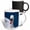 Multicolor, variant on 3drose, White Swan in the Blue Water, 11oz Magic Transforming Mug