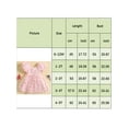 thumbnail image 4 of Baby Sweetie Kids Toddler Girl Princess Dress, Short Puff Sleeve 3D Butterfly Tulle Tutu Dress Fairy Dress 6M-5T, 4 of 9