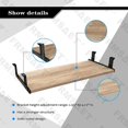 thumbnail image 2 of FRMSAET Accesorios para muebles Productos de oficina Trajes de escritorio Hardware 20/24/30 pulgadas Bandeja para cajón de teclado Soporte de madera debajo del escritorio Plataforma de altura ajustabl, 2 of 5