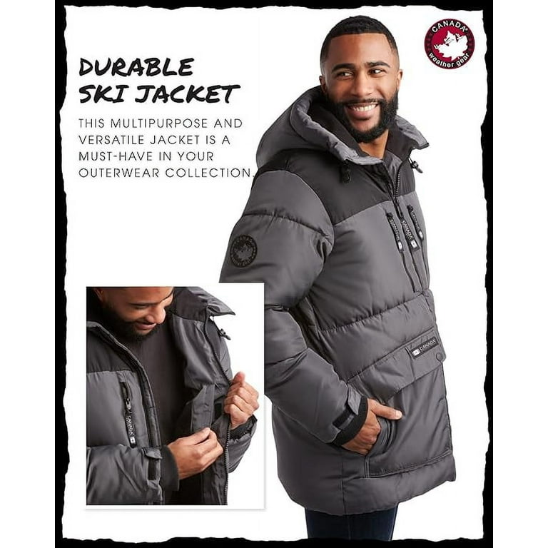 Weatherproof heavyweight top puffer jacket