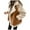 A001 Khaki, variant on BRDFRL Women's Winter Lapel Collar Faux Suede Coat Long Sleeve Jacket Short Warm Lambswool Fur Fuzzy Biker Motor Outwear Top Beige XL