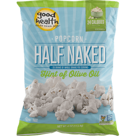 Good Health Half Naked Popcorn with Hint of Olive Oil 4 oz. Bag (4