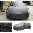 thumbnail image 2 of Car Cover All Weather Waterproof Dust Rain Resistant Rain Protection for Cooper R60 F54 F55 F60 Clubman Countryman (Black) (Four-Door), 2 of 6