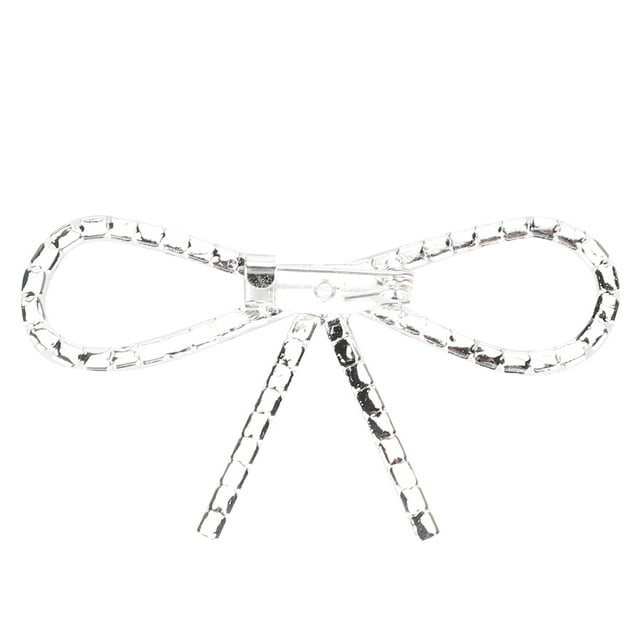 10 Uds. Broche De Cristal Con Lazo De Diamantes De Imitación, Cadena De Garra, Pin Para Traje, Accesorios Para El Cabello