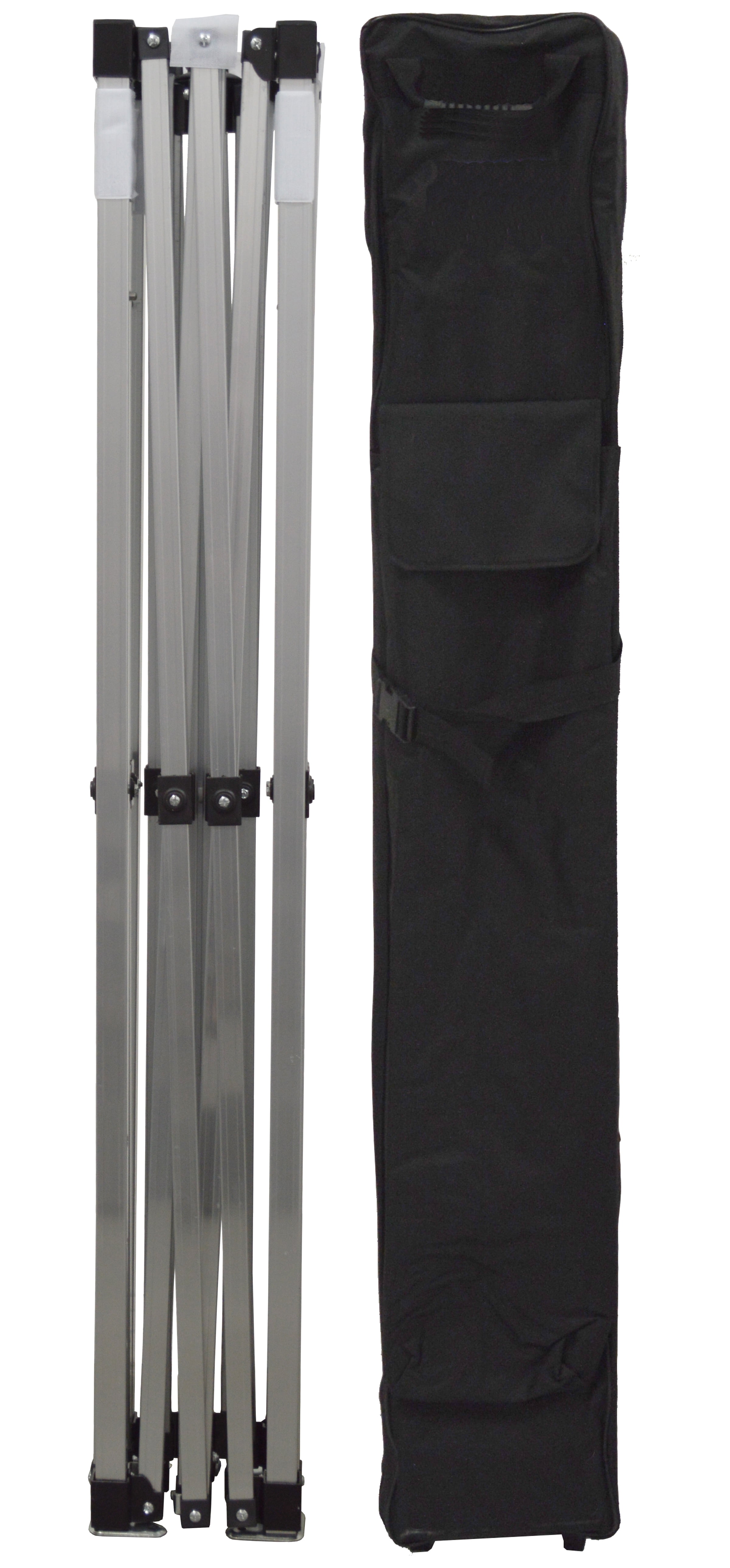 Impact Canopy 10 x 10 Pop Up Canopy Tent, Straight Leg Shelter, Ultra Light Aluminum Frame, UV Coated, Canopy Accessories, White