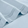 thumbnail image 4 of Superior Egyptian Cotton Deep Pocket 650 TC Sheet Set, Full, Baby Blue, 4 of 9