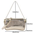 thumbnail image 2 of Bolso de hombro para mujer de uso diario Bolso de hombro clásico Patrón de piedra de PU de gran capacidad, 2 of 9