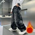 thumbnail image 2 of Rhuody Boys Pants Wide Leg Denim Pants Straight Fit Trousers For Kids Fall And Long Jeans Basic Playsuit Black 13-16 Years, 2 of 3