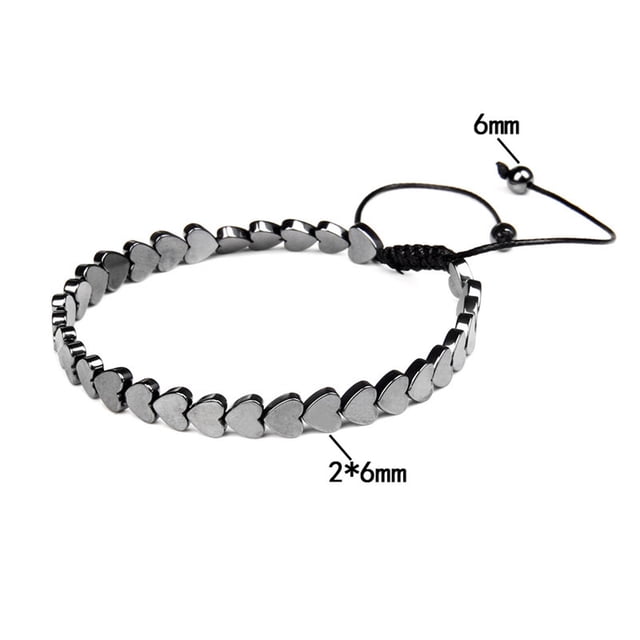 Pompotops Produits de Beauté en Solde, Cadeaux de Beauté pour Femmes, Bracelet Magnétique en Forme de Pierre Noire Rétro