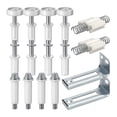 thumbnail image 1 of para puertas, Kits de herramientas de reparación de para puertas plegables Piezas de repuesto de metal para puertas gruesas, Puertas Macarena Conector de pista de hardware, 1 of 7