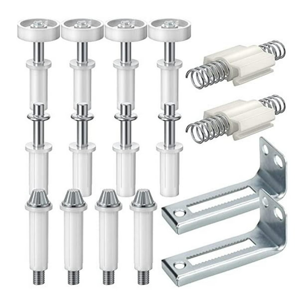 para puertas, Kits de herramientas de reparación de para puertas plegables Piezas de repuesto de metal para puertas gruesas, Puertas Macarena Conector de pista de hardware