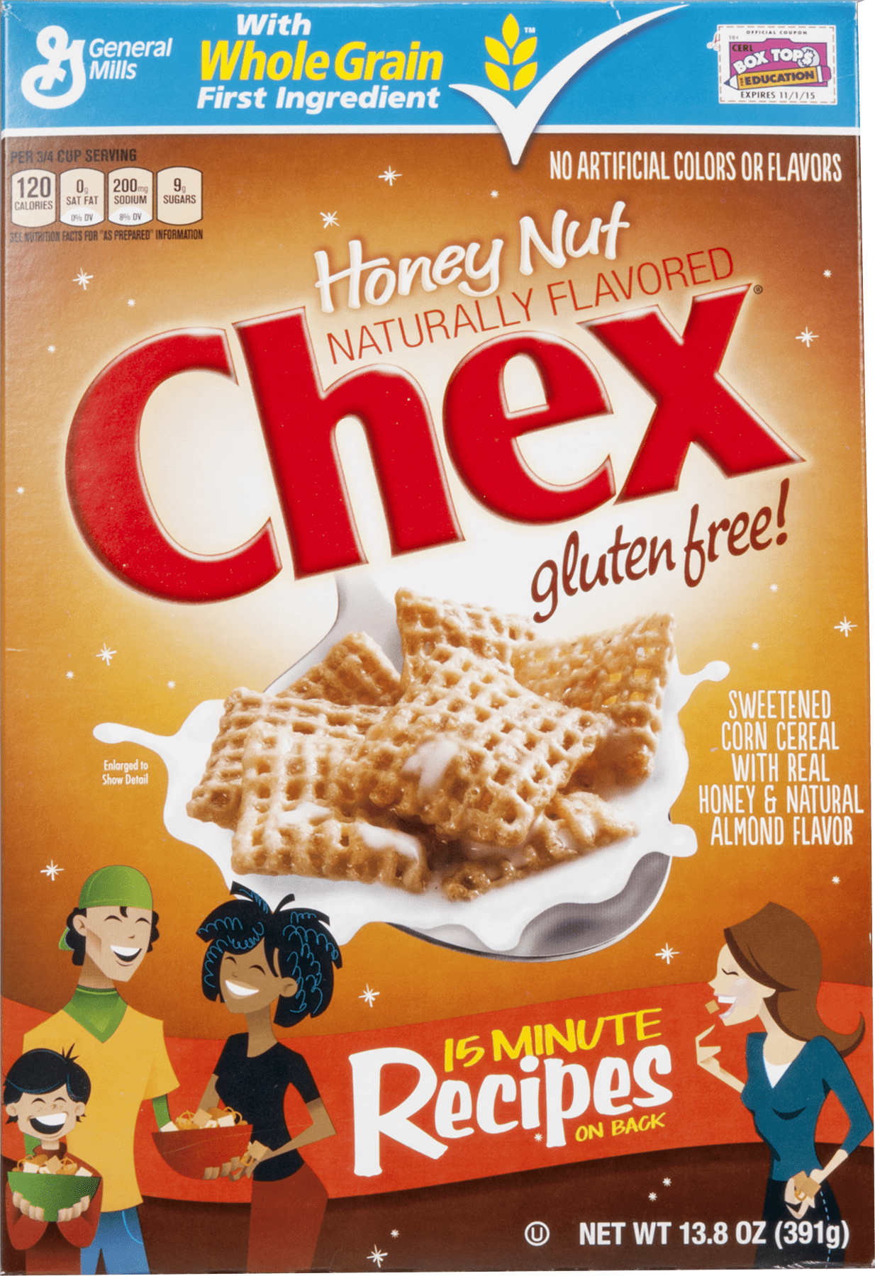 Chex Honey Nut Cereal, 395g/13.9oz, (Imported from Canada)