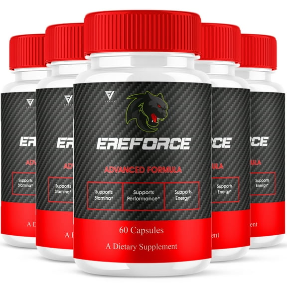 (5 Pack) Ereforce Advanced Formula, Ereforce Daily Health Formula (300 Capsules)