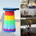 thumbnail image 4 of Tabourets Pliants Rétractables Tabouret de Camping Portable Tabouret Pliable Léger Mais Plus Robuste pour Pêche Randonnée Tours BBQ Fêtes Activités Extérieures, 4 of 7