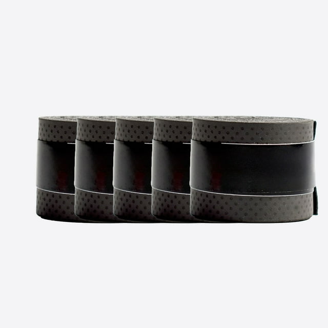 D-939 Black Black Grip Tape Anti Slip Sweat Absorbing 5 Rolls For Racket Fishing Rod Handle #AVDF8