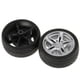 thumbnail image 4 of 2 ruedas de juguete de 40/48 mm, neumáticos planos para derrapar, piezas de repuesto para coche DIY para modelismo 48mm, 4 of 6