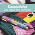 thumbnail image 2 of Vaporizador de ropa portátil CHI VIBES para ropa, telas y cortinas, 5 minutos de vapor continuo, antiarrugas portátil para el hogar y viajes, esencial para vacaciones, depósito de agua de 80 ml, rosa, 2 of 5