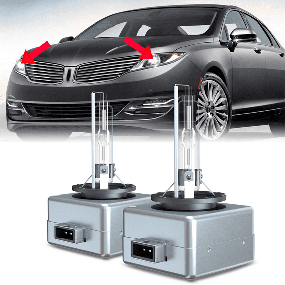 D3S HID Headlight Bulbs for Lincoln MKZ 2017 2018 2019 High Low Beam Bi-Xenon Lamp