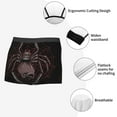 thumbnail image 3 of Yiaed Spider with Skull Print Men's Soft Cotton Boxer Shorts Breathable Boxers Underwear Moisture-Wicking Underwear Stretch Boxer Briefs for Man-Medium, 3 of 5