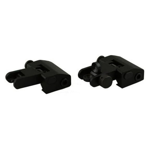 GRG Archery Bow Sight - Up Front & Rear Iron Sights - Durable Aluminum Bow Sight for Compound & Recurve Bows - 3/8 Inch Thread - Easy Installation