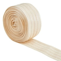 Hobbspring 9.4 Yards Flat Polyester Elastic Cord/Band Webbing Garment Sewing Accessories Beige 49mm