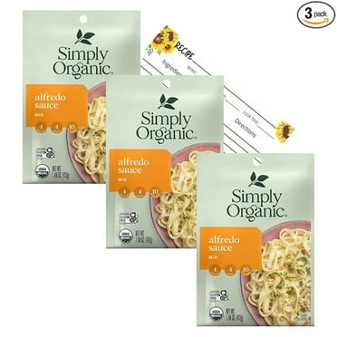 Simply Organic Alfredo Sauce 1.48 Oz (3 pack)