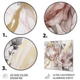 thumbnail image 3 of Designart "Petals of Pink and White Peonies" Floral Peony Metal Art Print, 3 of 5