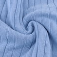 thumbnail image 3 of Manta De Punto De , Manta De 90x90 Cm, Manta De Sofá Acogedor Manta De Decoración De Dormitorio Con Decorativas Azul perfecl Manta de sofá con borlas de bola, 3 of 8