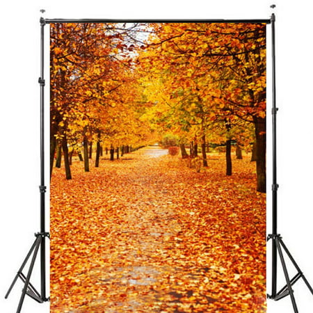5x7FT Photography Backdrop Background Vinyl Fabric Photo Studio Props Autumn Forest Backdrop Curtain Wedding Party Photobooth Ceremony Event Photo