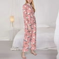 thumbnail image 3 of Bingfone Womens Pajama Sets cartoon goose rainbow Print,Long Sleeve Loungewear Pajamas Set-Large, 3 of 7