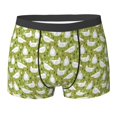 thumbnail image 6 of Men's Boxer Briefs, Minimalist Funny Chicken Green Soft Comfy Mens Underwear Boxer Briefs Breathable With Widen Waist, 6 of 7