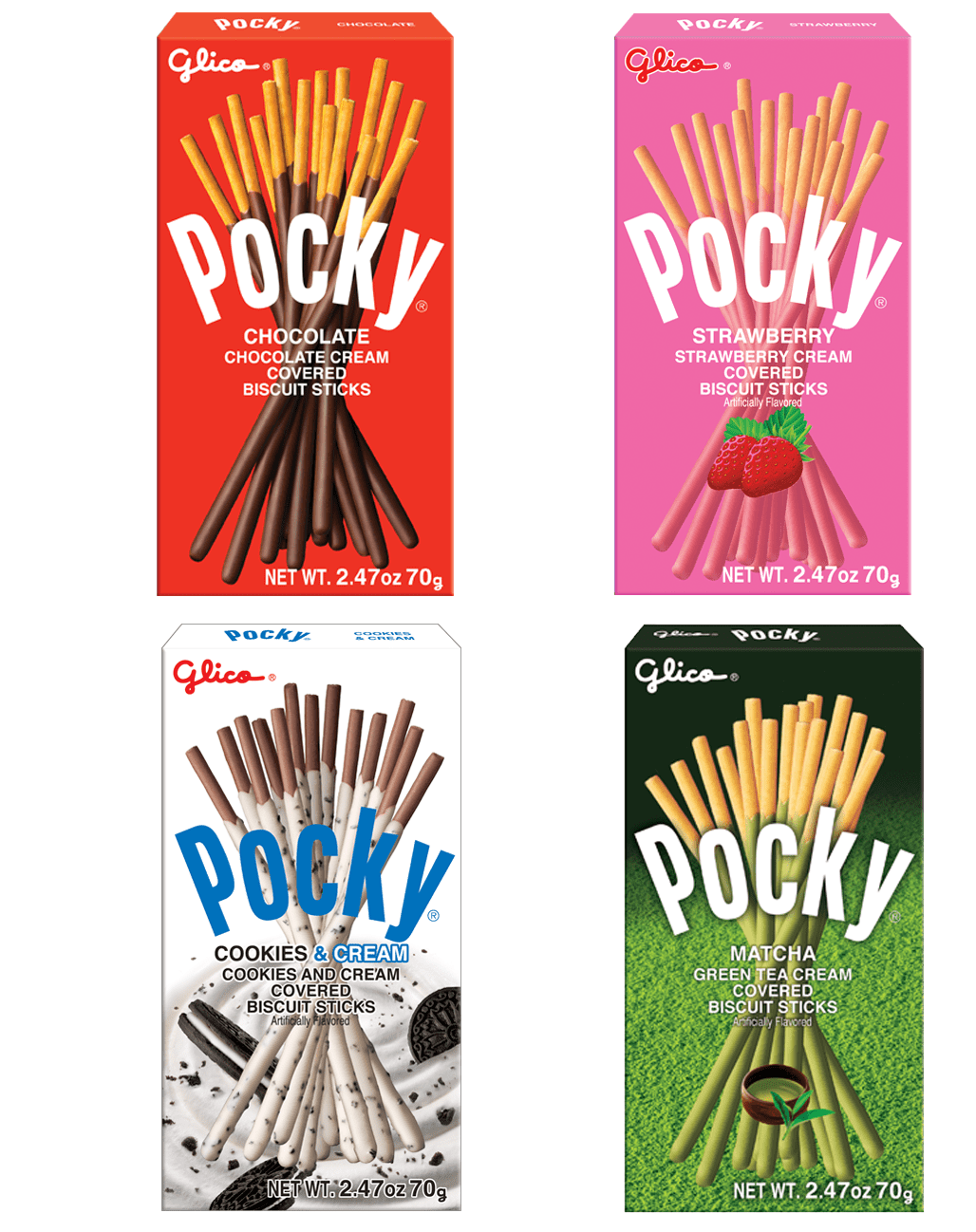 6 GLICO Pocky JAPAN Biscuit Sticks Cookie Snack Dollhouse 3D Miniature Chocolate