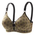 thumbnail image 1 of Estampado de mujer Reunidos Sujetador diario Ropa interior Sin llantas Fridja  nalpqowj34154, 1 of 4