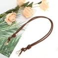 thumbnail image 4 of Unique Bargains 1 Pc Fashionable Handbag Strap for Office Deep Brown PU Metal, 4 of 4