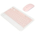 thumbnail image 3 of Keyboard Mouse 10 Inch  Keyboard Set USB Charging Ultra Thin Quiet Wireless Keyboard With DPI Mouse For Cellphone Laptop Pink, 3 of 8